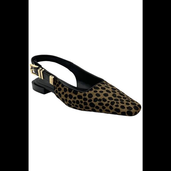 Michael Kors Women's Darrington Sling Flat Pump Husk Multi - Medium - Picture 1 of 3